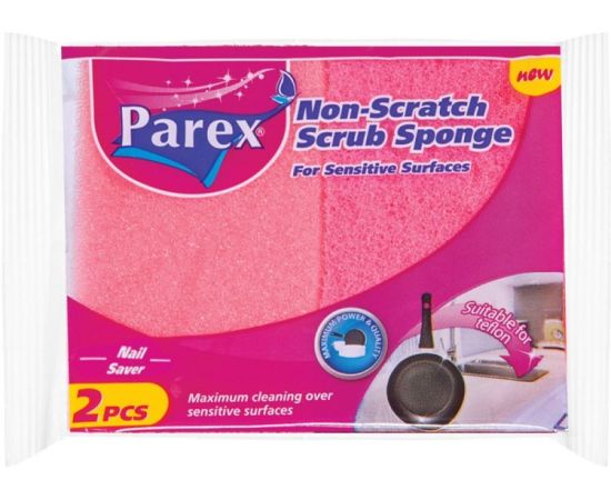 სამზარეულოს ღრუბელი Parex NON SCRATCH NAIL SAVER 2 ც