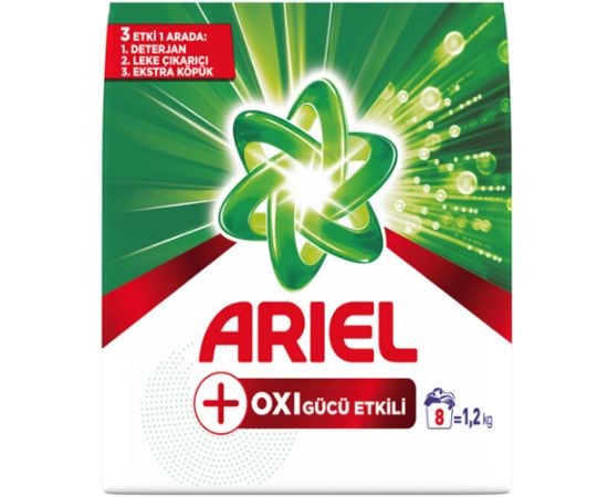 სარეცხი ფხვნილი Ariel oxy extra. 12X1.2კგ