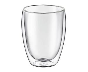 ჭიქების კომპლექტი ორმაგი მინით Mia 96853 350მლ 2 ც