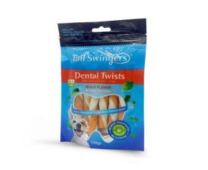 ძაღლის სასუსნავი Pet Interest Tailswingers Dental Twist Roll ატამი 130 გ