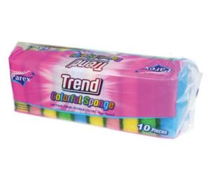 სამზარეულოს ღრუბელი Parex Trend COLORFUL 10 ც