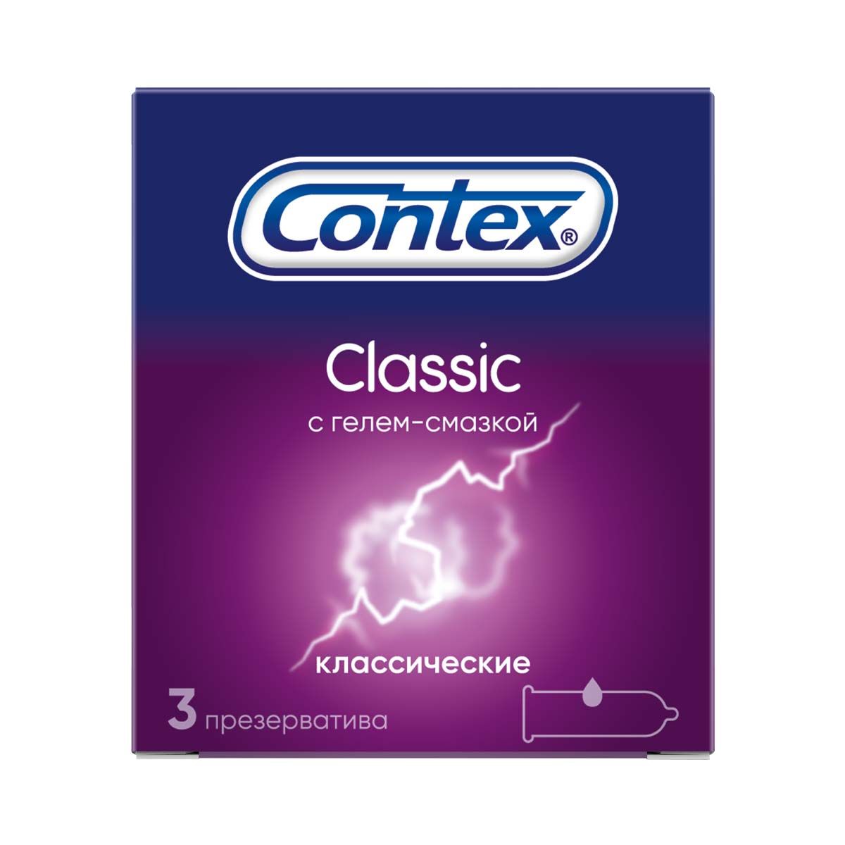 Contex - კონტექსი პრეზერვატივი Classic 3 ცალი 