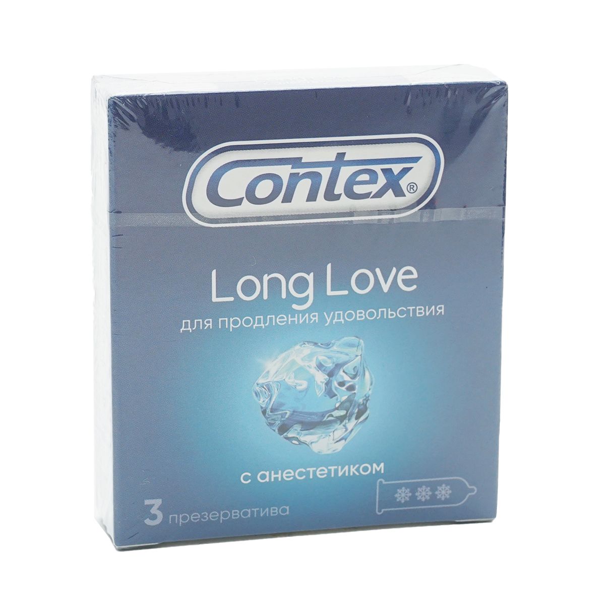 Contex - კონტექსი პრეზერვატივი Long Love 3 ცალი