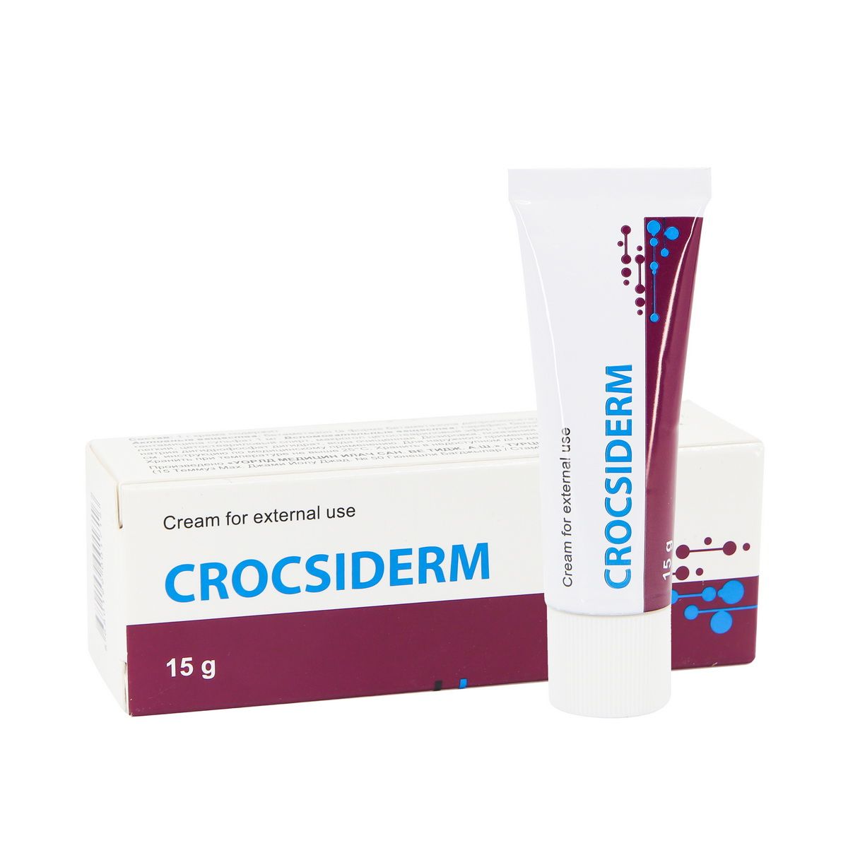 Crocsiderm - კროკსიდერმი კრემი 15გ