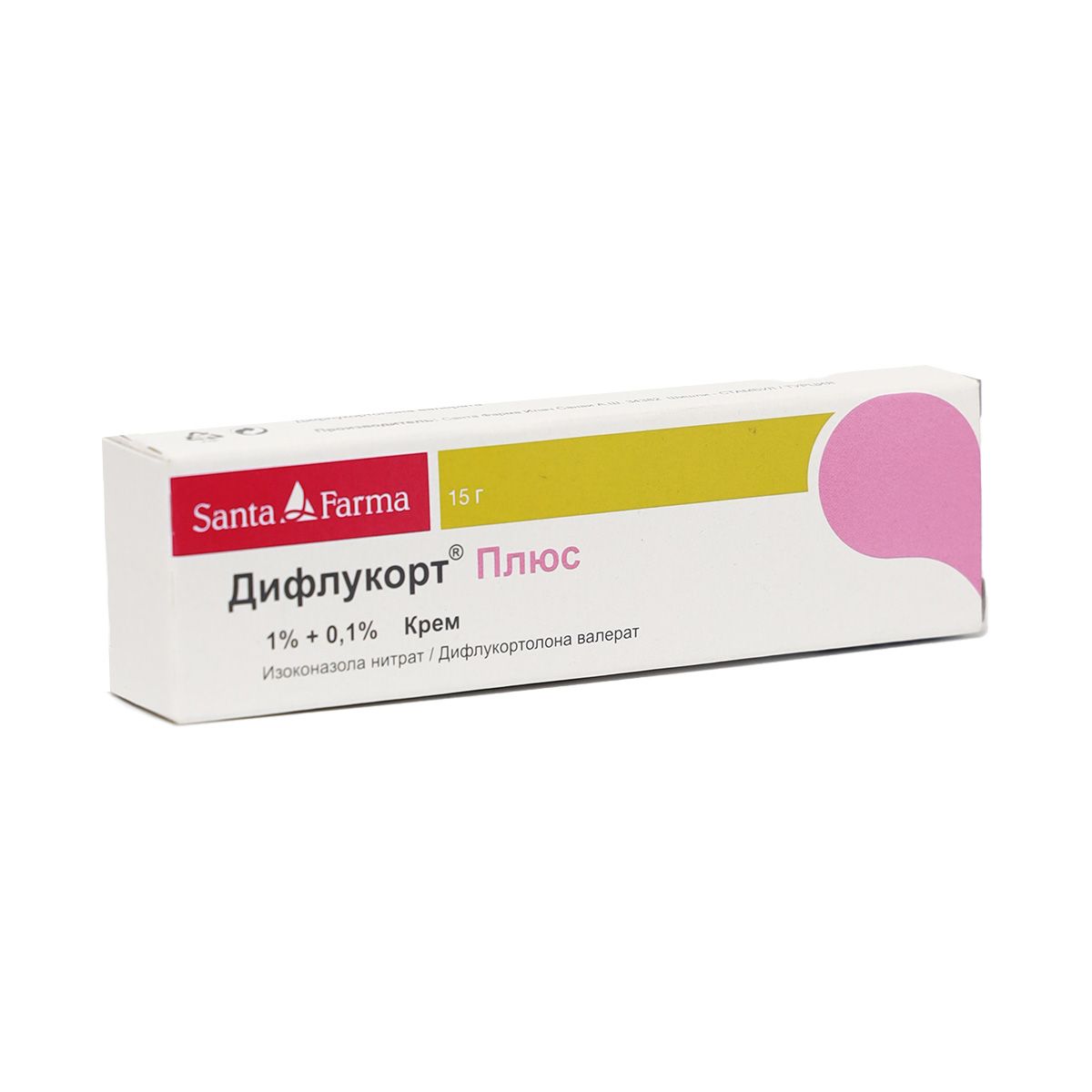 Diflucort Plus - დიფლუკორტი პლუსი კრემი 15გ