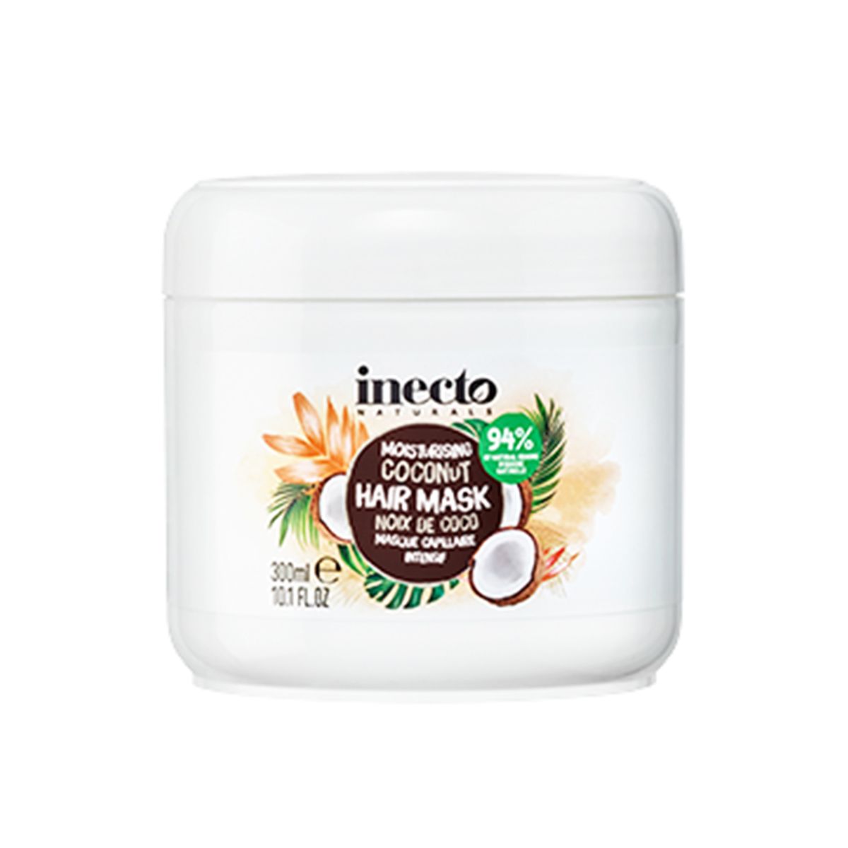 Inecto Naturals - ინექტო თმის ნიღაბი ქოქოსი 300 მლ 9205