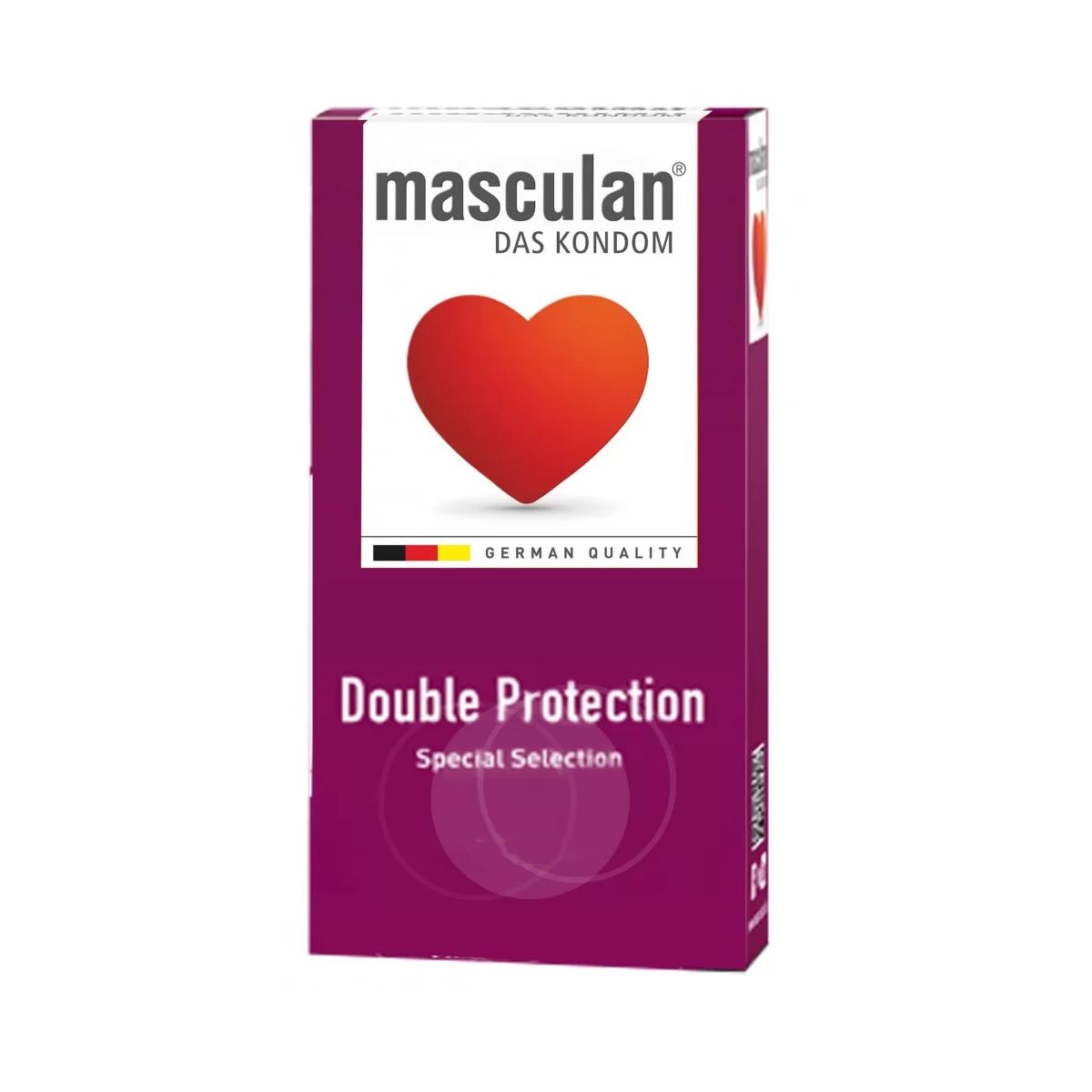 Masculan - მასკულანი პრეზერვატივი Extra Double Protection 10 ცალი