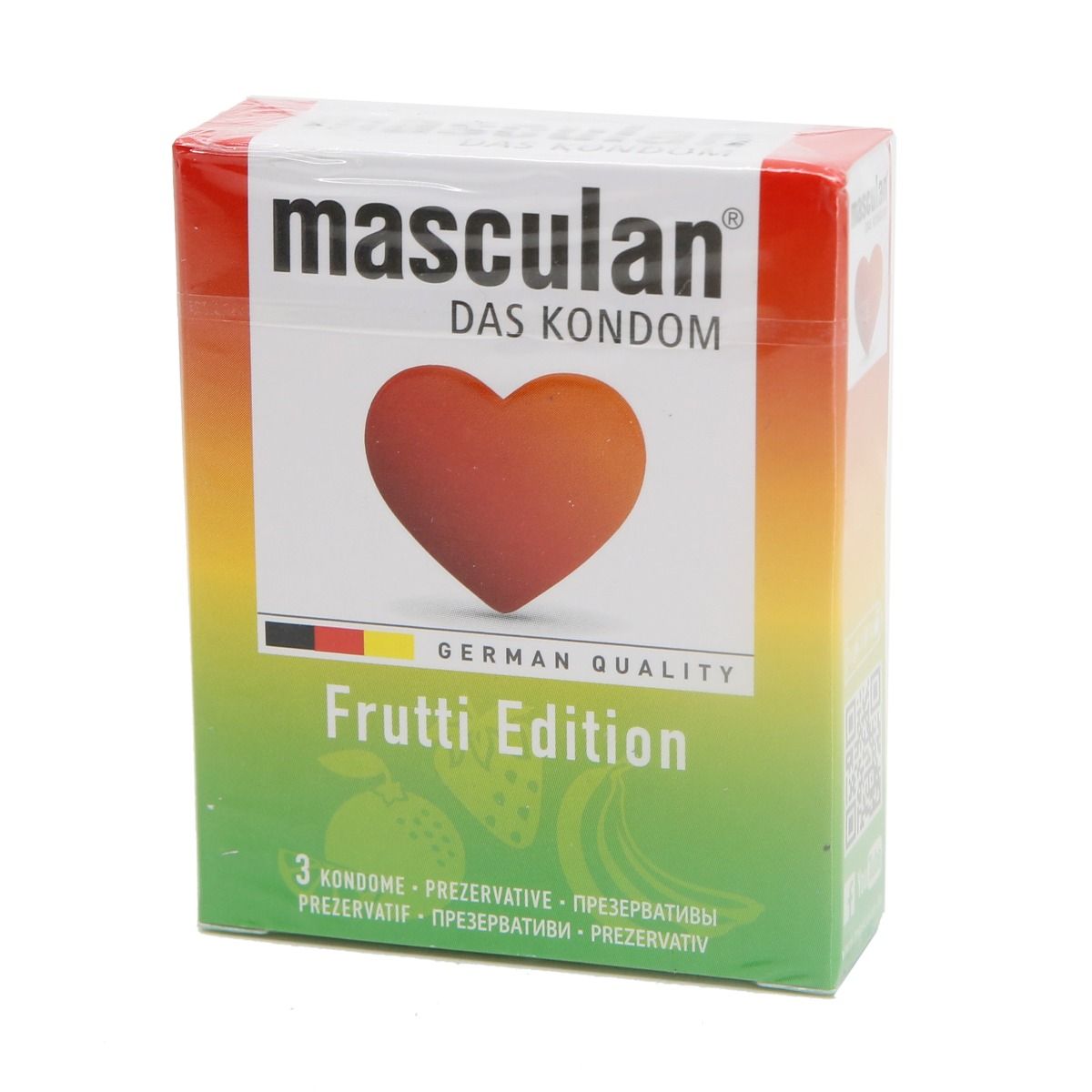 Masculan - მასკულანი პრეზერვატივი Frutti Edition 3 ცალი