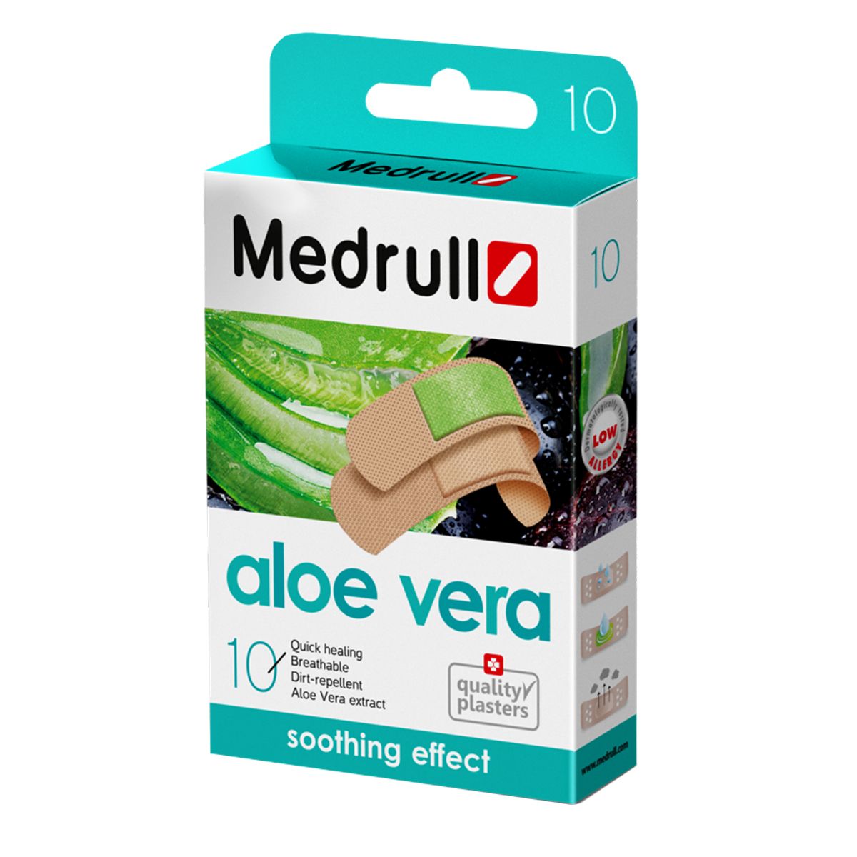 Medrull - მედრული ლეიკო Aloe Vera 10 ცალი