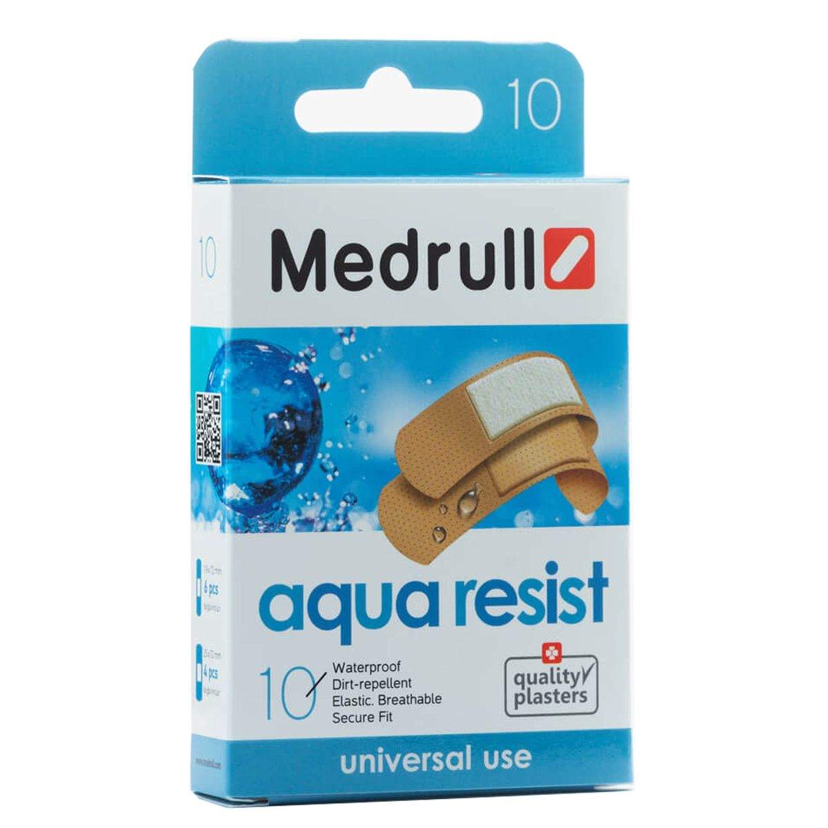 Medrull - მედრული ლეიკო Aqua resist 10 ცალი