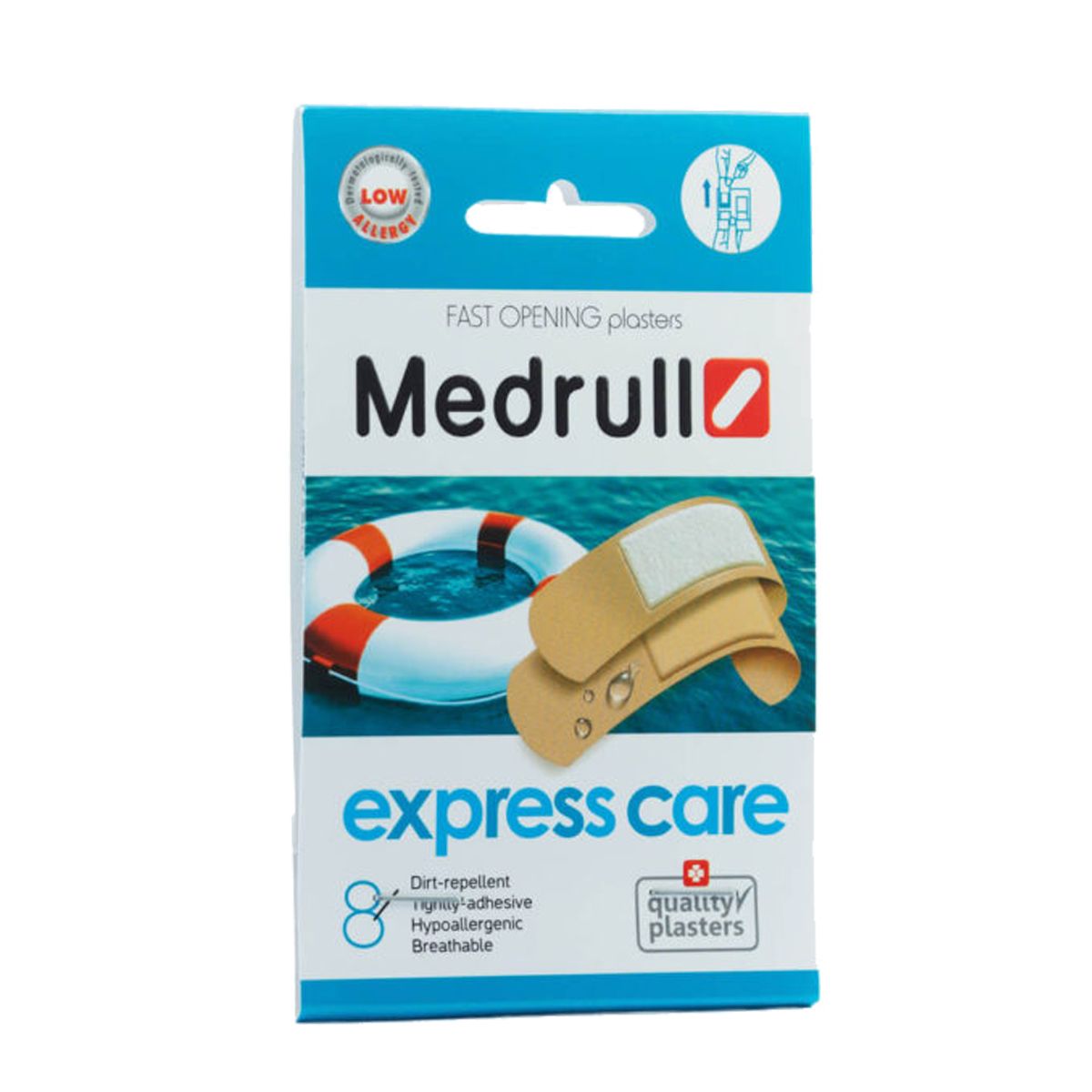 Medrull - მედრული ლეიკო Express care 8 ცალი