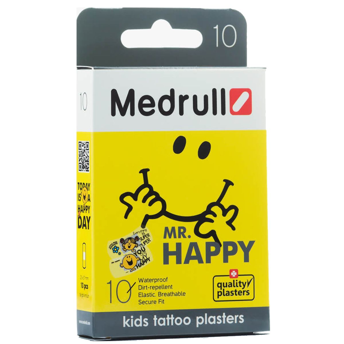 Medrull - მედრული ლეიკო Mr.Happy 10 ცალი