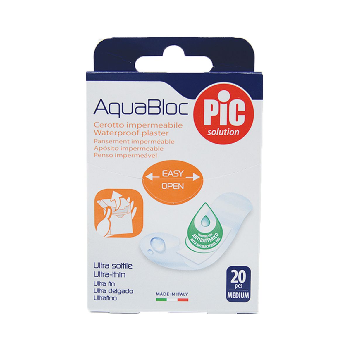 Pic - პიკი ლეიკო Aquabloc MEDIUM 20 ცალი