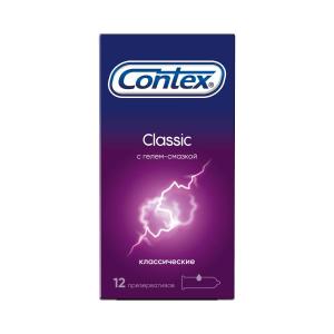 Contex - კონტექსი პრეზერვატივი Classic 12 ცალი 