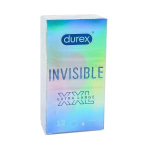 Durex - დურექსი პრეზერვატივი INVISIBLE XXL 12 ცალი