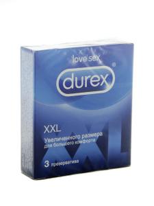 Durex - დურექსი პრეზერვატივი XXL 3 ცალი