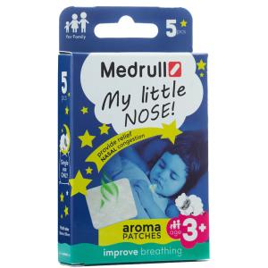 Medrull - მედრული ლეიკო My little Nose 5 ცალი