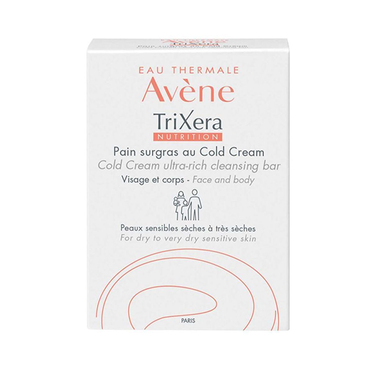 Avene - ავენი საპონი TriXera 100 გ 4096