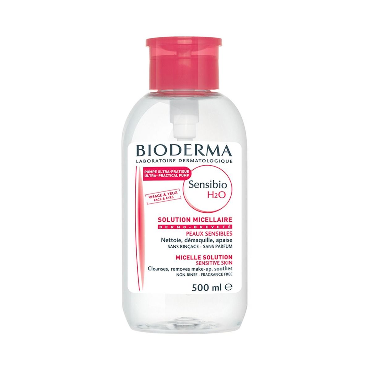 Bioderma - ბიოდერმა Sensibio გამწმენდი მიცელარული სითხე 500 მლ 1779