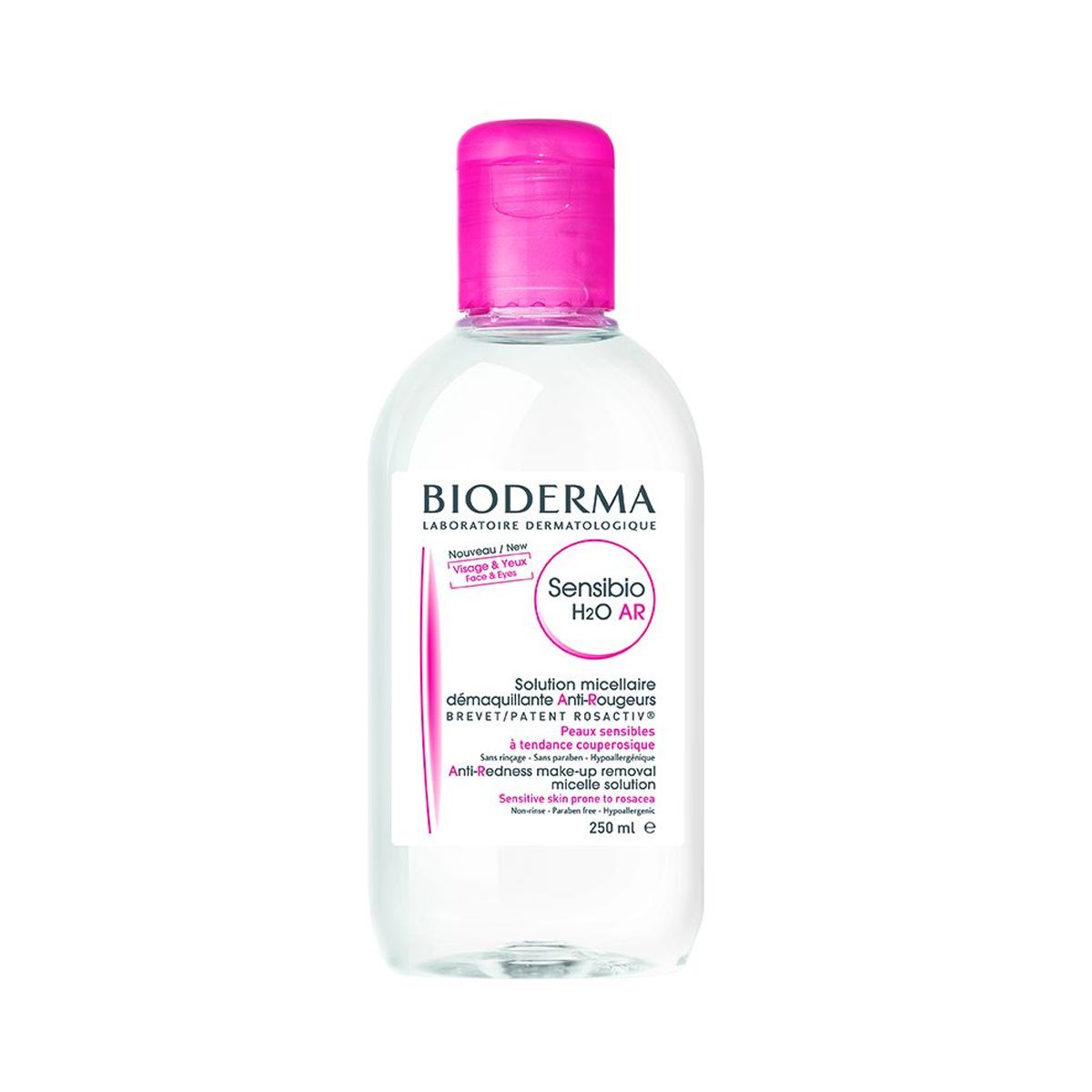 Bioderma - ბიოდერმა Sensibio გამწმენდი მიცელარული სითხე AR 250 მლ 6789