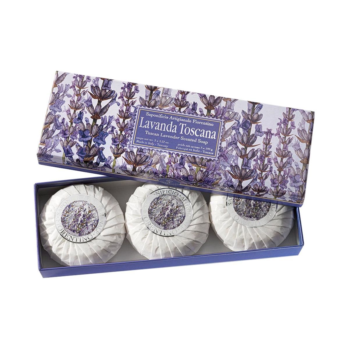 Fiorentino - ფიორენტინა საპონი ლავანდა 100 გ 3 ცალი  8150