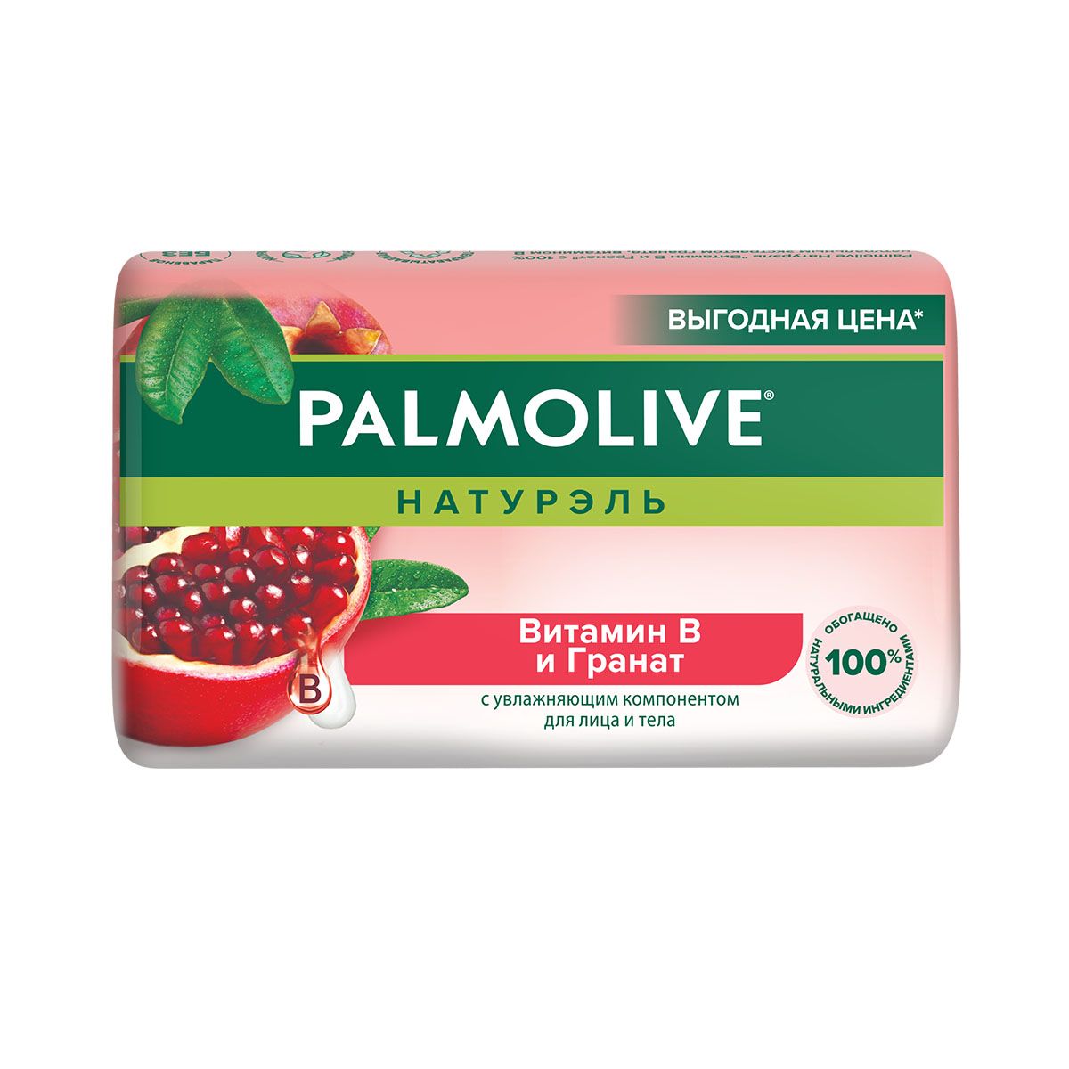 Palmolive - პალმოლივი საპონი B ვიტამინი და ბროწეული 150გ 7406