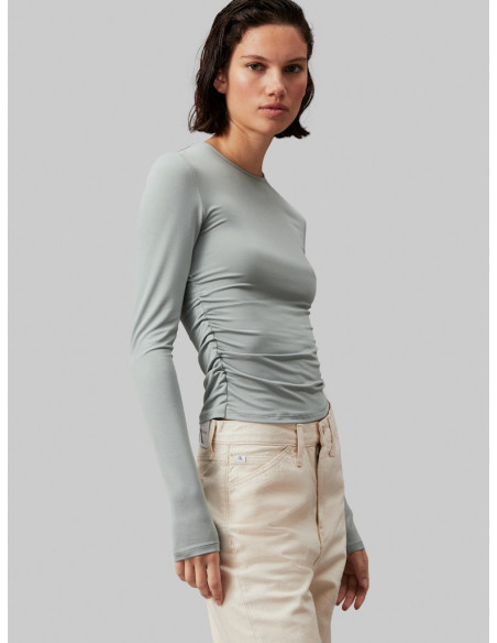 CALVIN KLEIN - MODAL DETAIL LS TOP