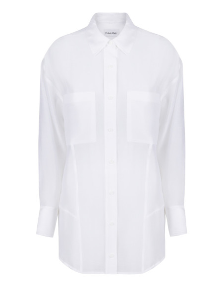 CALVIN KLEIN - TENCEL VOILE RELAXED SHIRT