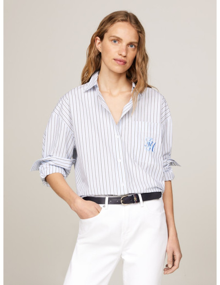 Tommy Hilfiger - STRIPE LOOSE FIT SHIRT