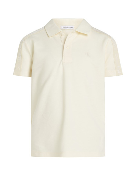 CALVIN KLEIN - SLEEVE TAPE SLIM POLO