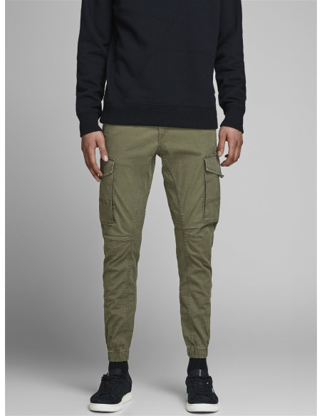 Jack & Jones - JPSTPAUL FLAKE CARGO OLIVE NIGHT NOOS