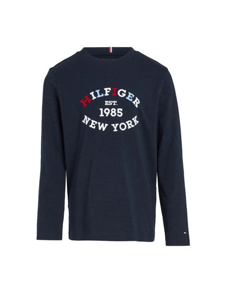 TOMMY HILFIGER - MONOTYPE FLOCK REGULAR TEE LS