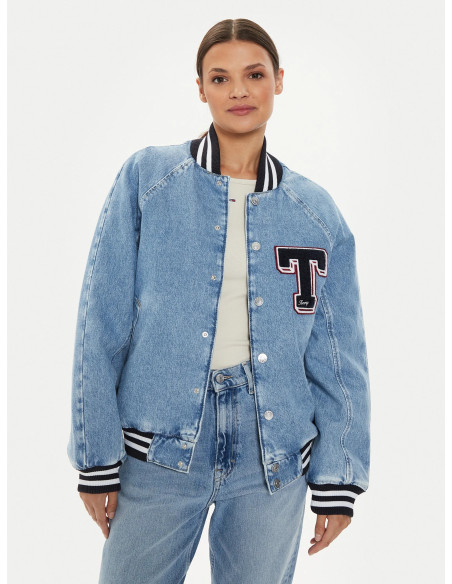 Tommy Jeans - LETTERMAN DENIM JACKET CH7011