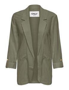 ONLY - ONLSIESTA 3/4 OPEN LINEN BL BLAZER TLR