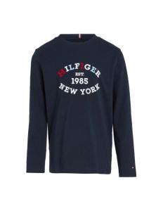 TOMMY HILFIGER - MONOTYPE FLOCK REGULAR TEE LS