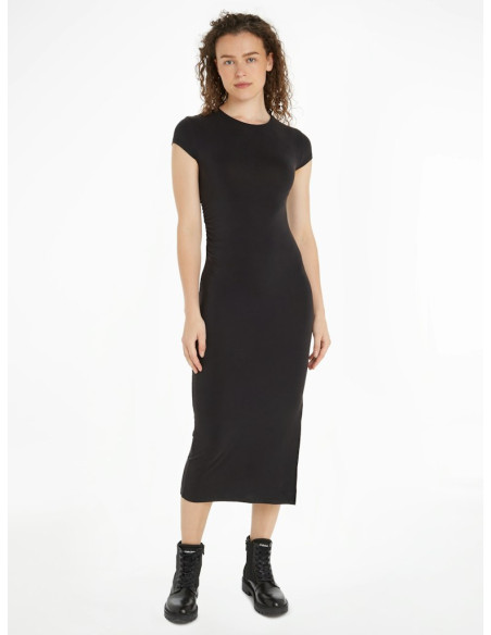 CALVIN KLEIN - MODAL DETAIL DRESS