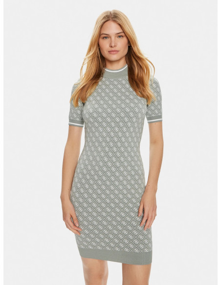 GUESS - SS LISE 4G LOGO SWTR DRESS