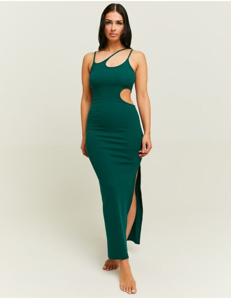 Tally Weijl - Cut Out Green Midi Dress