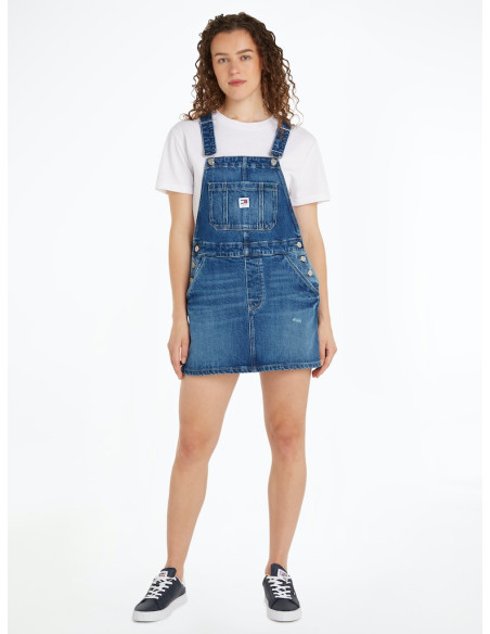 Tommy Jeans - DUNGAREE DENIM DRESS CH6138