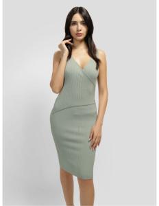 GUESS - LUCILLE SL WRAP DRESS SWTR