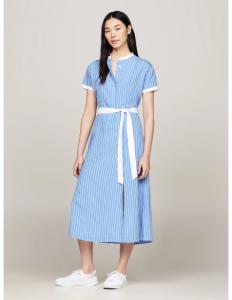 Tommy Hilfiger - STRIPE SS MIDI DRESS