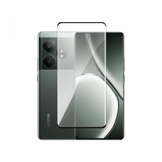 Glass Pro Full Screen Tempered Glass Realme Gt 6T 3D Black