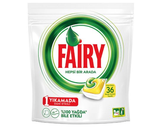 ჭურჭლის სარეცხი ტაბლეტები FAIRY 36 ც