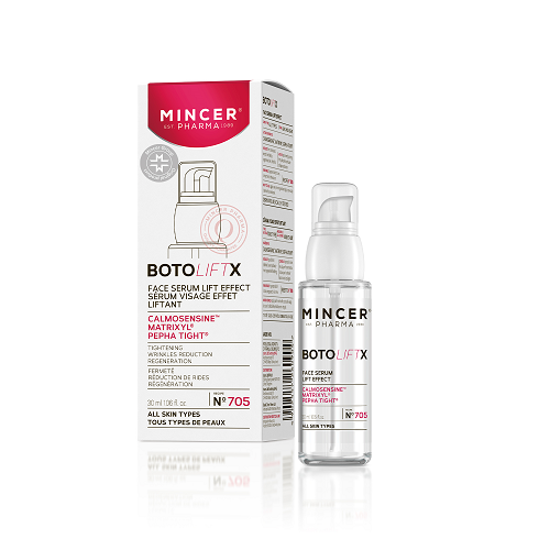 მინსერ ფარმა - Boto Lift X რეცეპტი N705 სახის შრატი აღმდგენი/ლიფტინგი/ნაოჭ.შემცირება ყველა ტიპის კანი