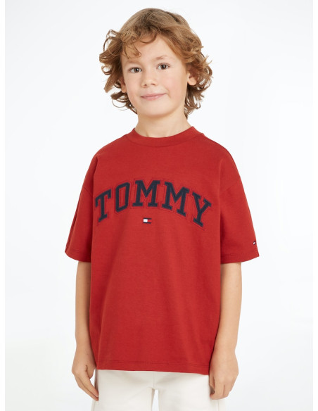 Tommy Hilfiger - VARSITY EMBROIDERY TEE SS