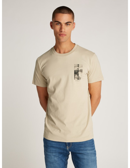 CALVIN KLEIN - CITY GRID PHOTOPRINT TEE