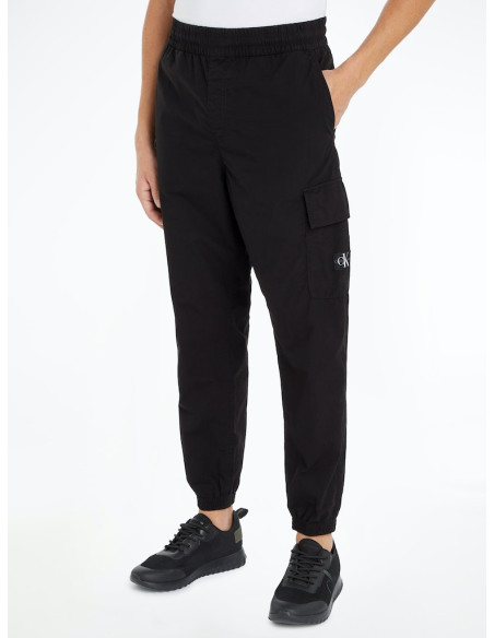 CALVIN KLEIN - COTTON POPLIN UTILITY PANT