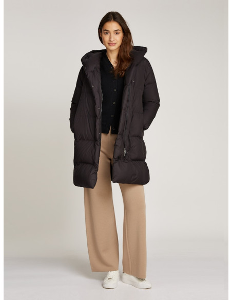 CALVIN KLEIN - LW PADDED FUNNEL NECK WRAP COAT