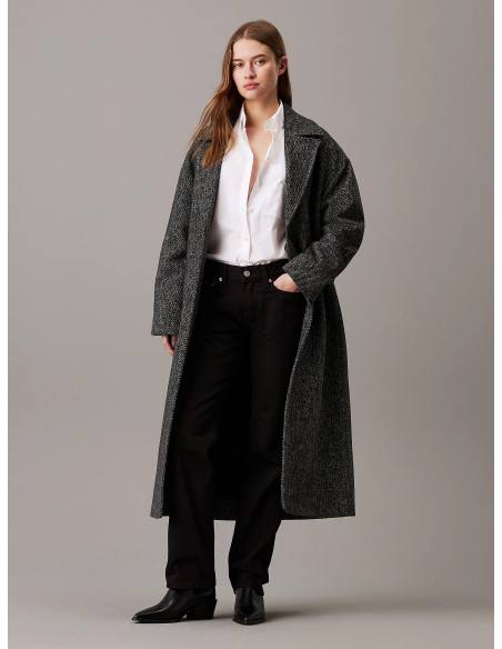 CALVIN KLEIN - SMELANGE LONG WOOL COAT