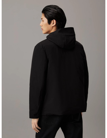 CALVIN KLEIN - TECHNICAL TWILL HOODED JACKET